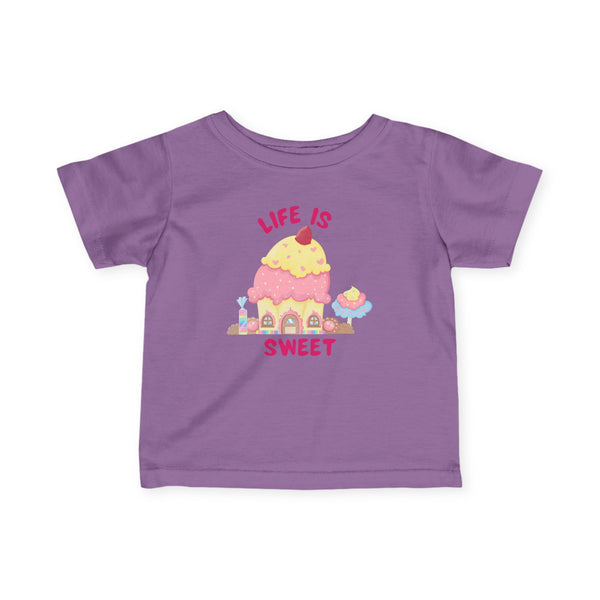 Life Is Sweet Infant Girls Graphic Tee