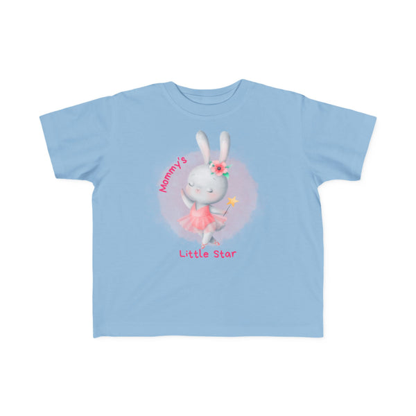 Mommy’s Little Star Ballerina Toddler Girls Graphic Tee
