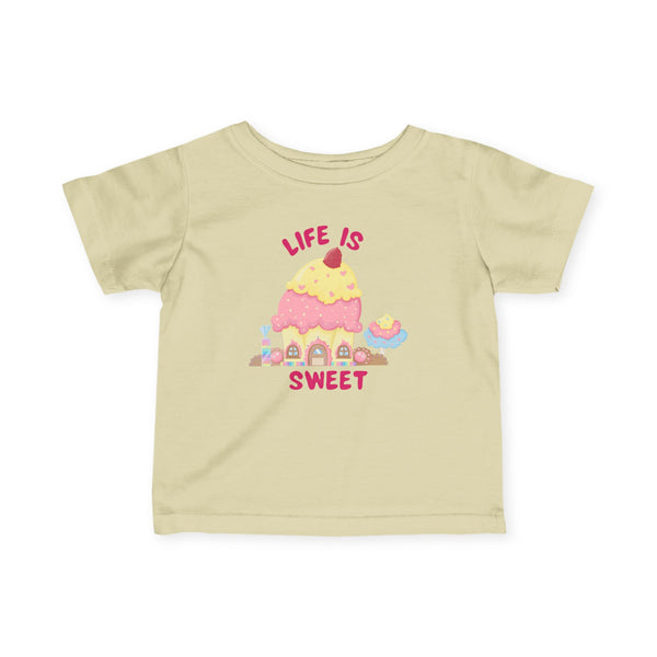 Life Is Sweet Infant Girls Graphic Tee