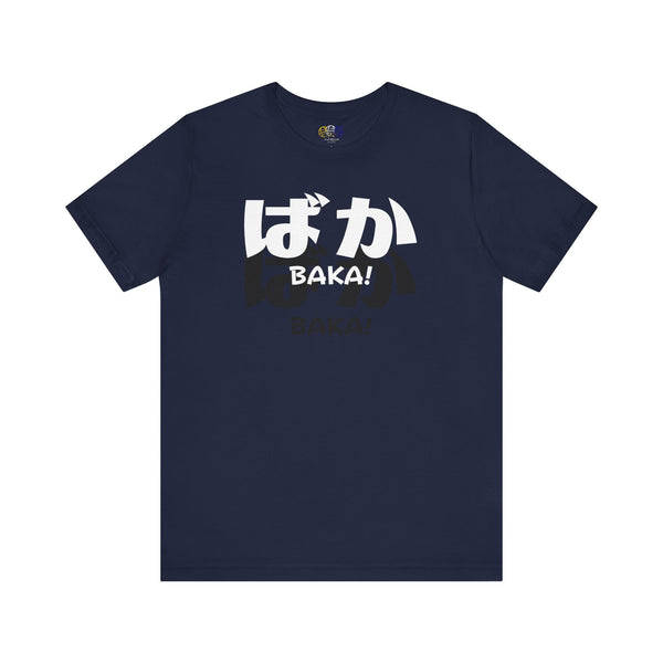 BAKA Japanese Script Men's Anime Graphic T-Shirt