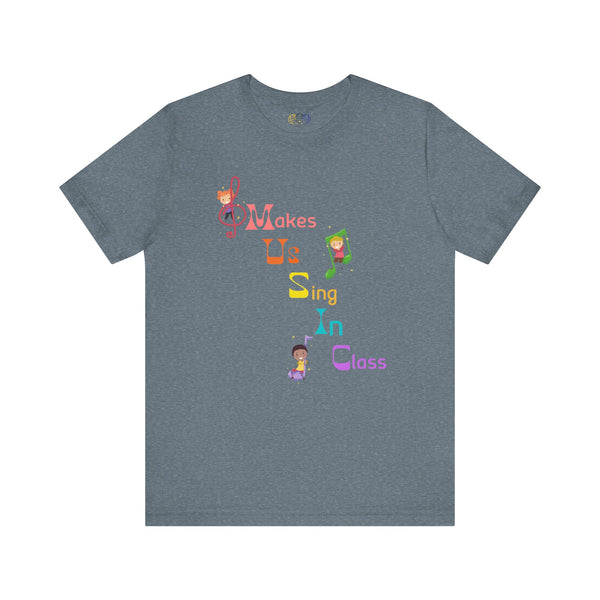 Music Makes Us Sing In Class Women's Graphic T-Shirt