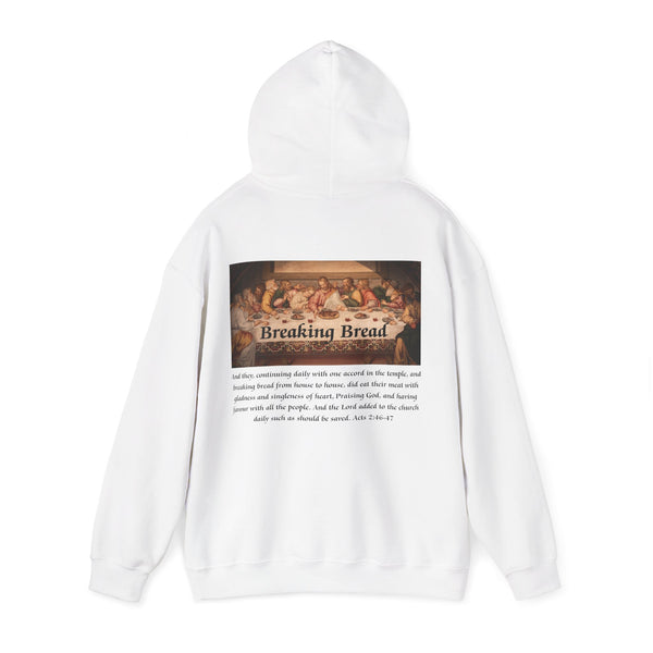 Breaking Bread Men’s Double Sided Graphic Hoodie