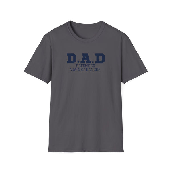 DAD Defender Against Danger Men's Modern Fit Graphic T-Shirt