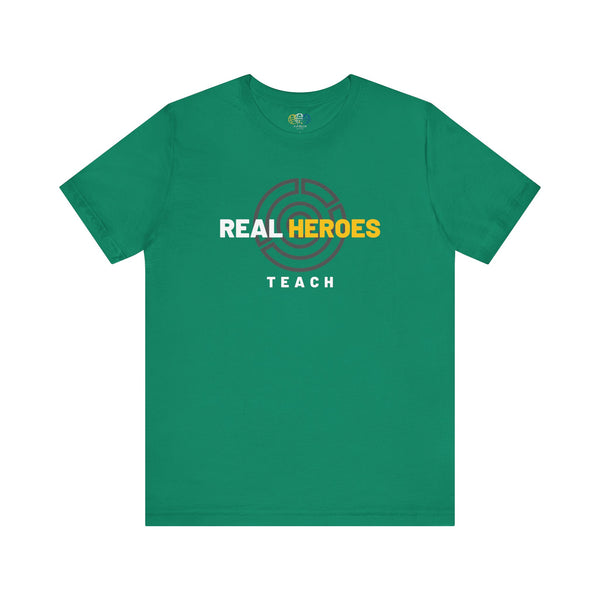 Real Heroes Teach  Men's Graphic T-Shirt