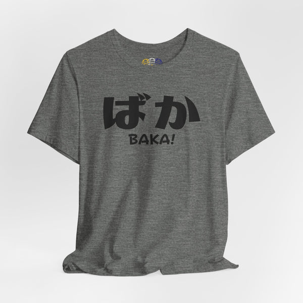 BAKA Japanese Script Men's Anime Graphic T-Shirt
