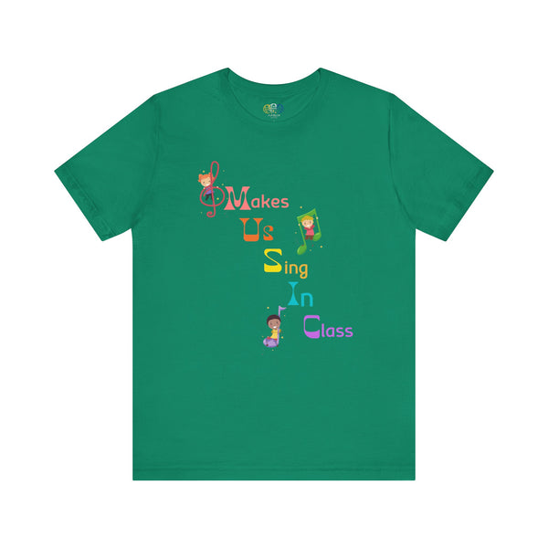 Music Makes Us Sing In Class Women's Graphic T-Shirt