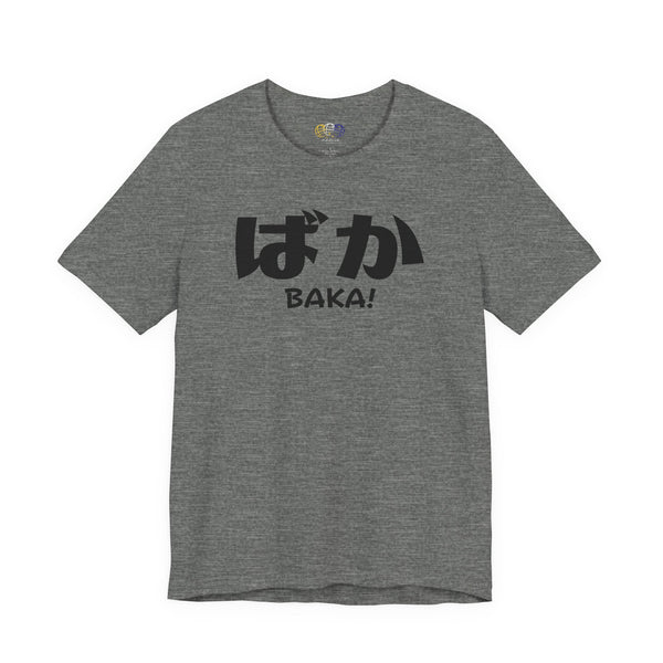 BAKA Japanese Script Men's Anime Graphic T-Shirt