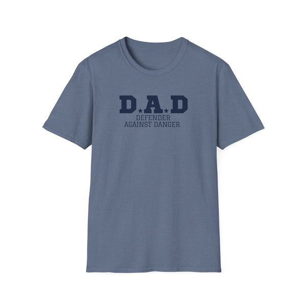 DAD Defender Against Danger Men's Modern Fit Graphic T-Shirt