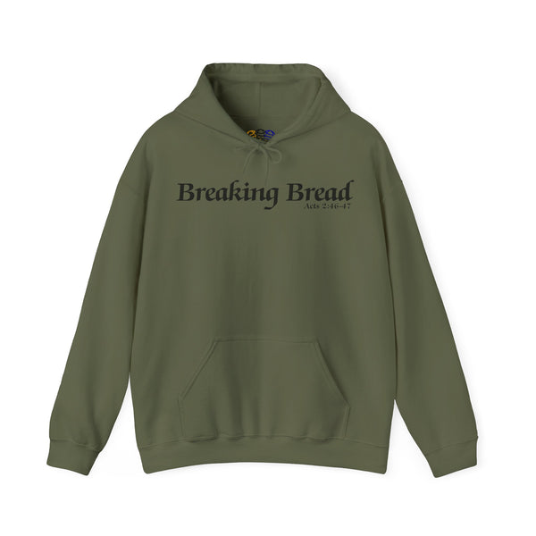 Breaking Bread Men’s Double Sided Graphic Hoodie