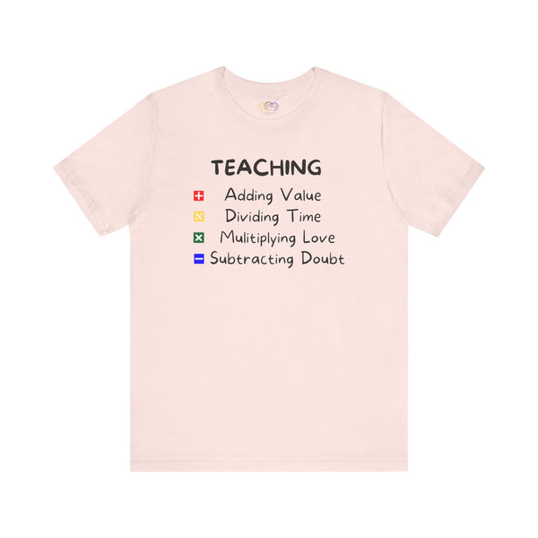 Teaching Principles Math Operations Unisex Graphic T-Shirt