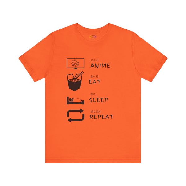 Anime, Eat, Sleep, Repeat Anime Men's Graphic T-Shirt
