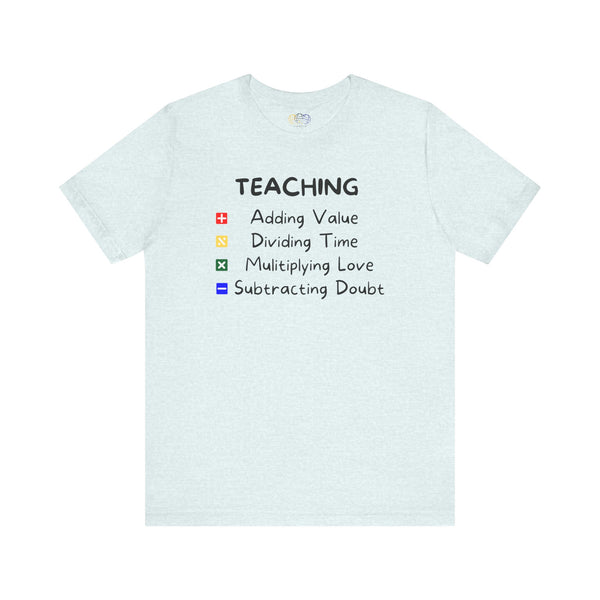 Teaching Principles Math Operations Unisex Graphic T-Shirt