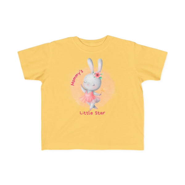 Mommy’s Little Star Ballerina Toddler Girls Graphic Tee