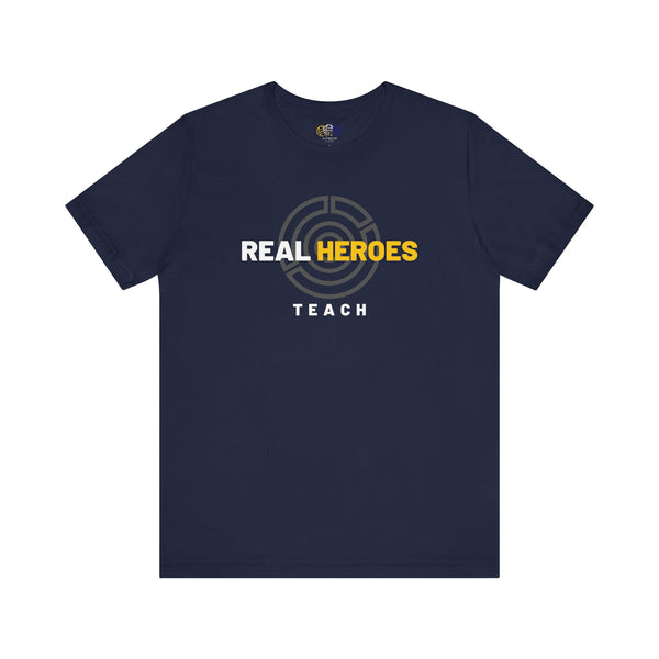 Real Heroes Teach  Men's Graphic T-Shirt