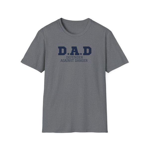 DAD Defender Against Danger Men's Modern Fit Graphic T-Shirt