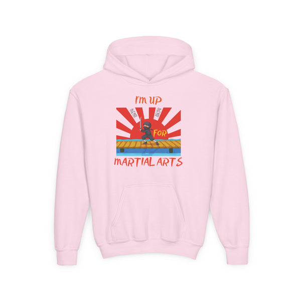 I’m Up For Martial Arts Kids Unisex Graphic Hoodie