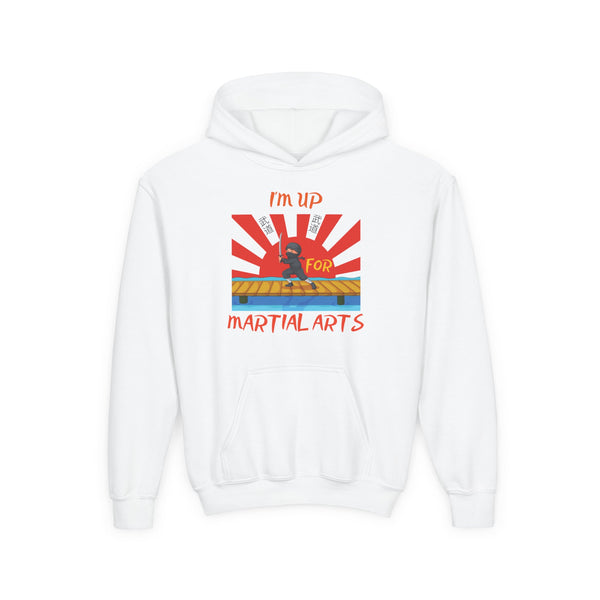 I’m Up For Martial Arts Kids Unisex Graphic Hoodie