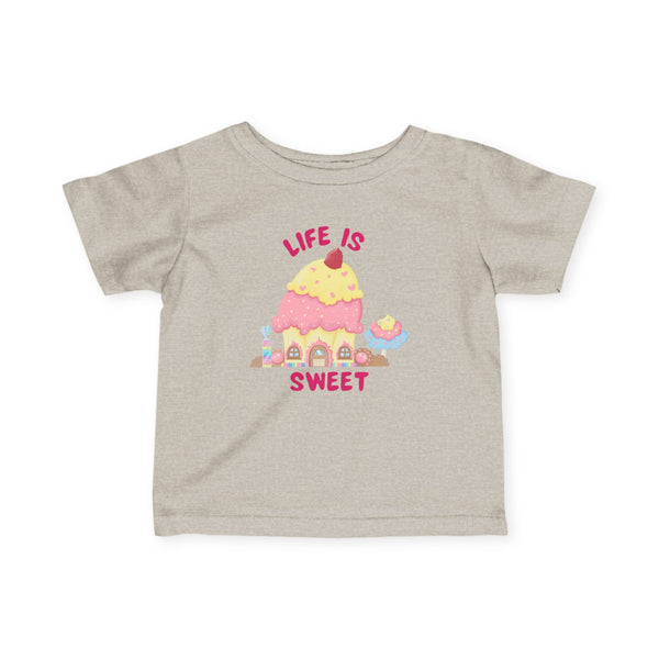 Life Is Sweet Infant Girls Graphic Tee