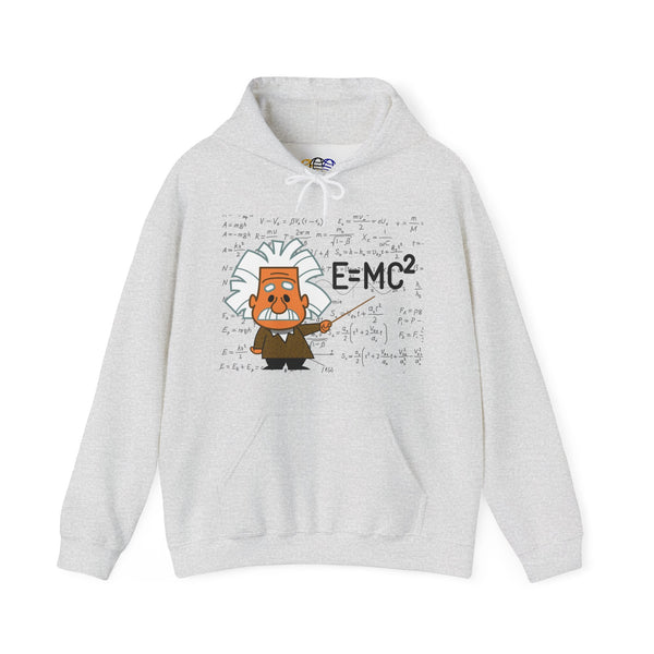 Einstein Cartoon E=MC2 Adult Unisex Graphic Hoodie