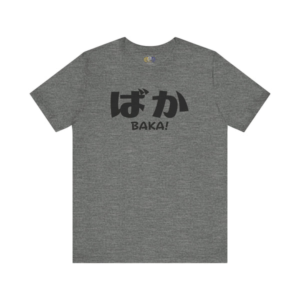 BAKA Japanese Script Men's Anime Graphic T-Shirt