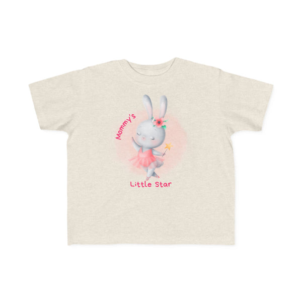 Mommy’s Little Star Ballerina Toddler Girls Graphic Tee