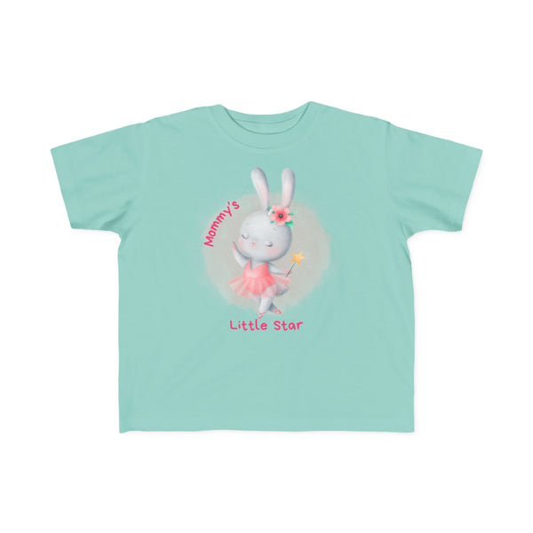 Mommy’s Little Star Ballerina Toddler Girls Graphic Tee