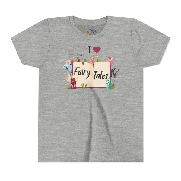 I Love Fairy Tales Girls Graphic Tee