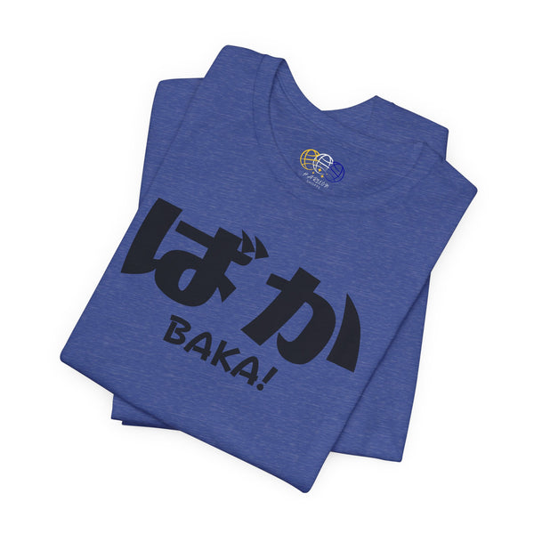 BAKA Japanese Script Men's Anime Graphic T-Shirt