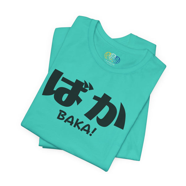 BAKA Japanese Script Men's Anime Graphic T-Shirt