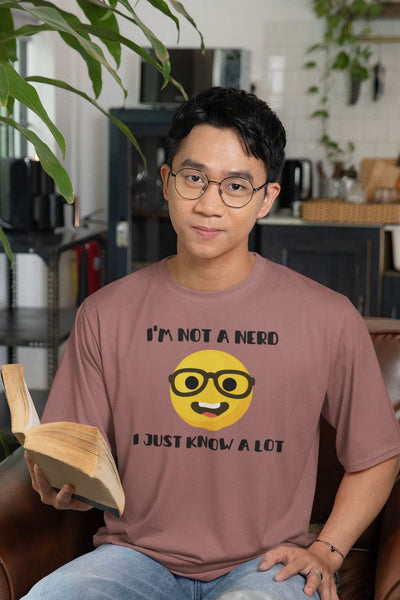 I'm Not A Nerd I Just Know A Lot Emoji Icon Unisex Graphic T-Shirt